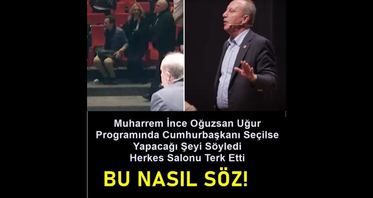 Hivanu Ince Muharrem İnce ve Seyirciler
